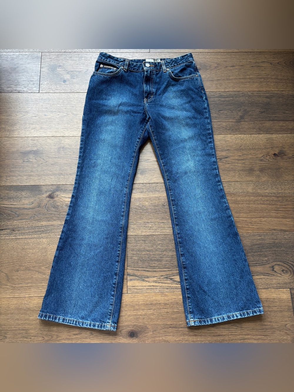 Vintage Y2K Calvin Klein Jeans medium wash low rise bootcut jeans Size 9